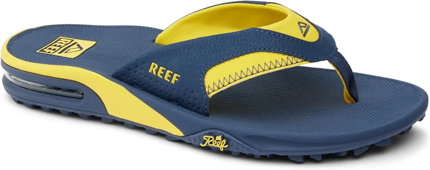 REEF Fanning Pregame Men's Bottle Opener Flip Flop, Arch Support, Durable Outsole, Water Friendly