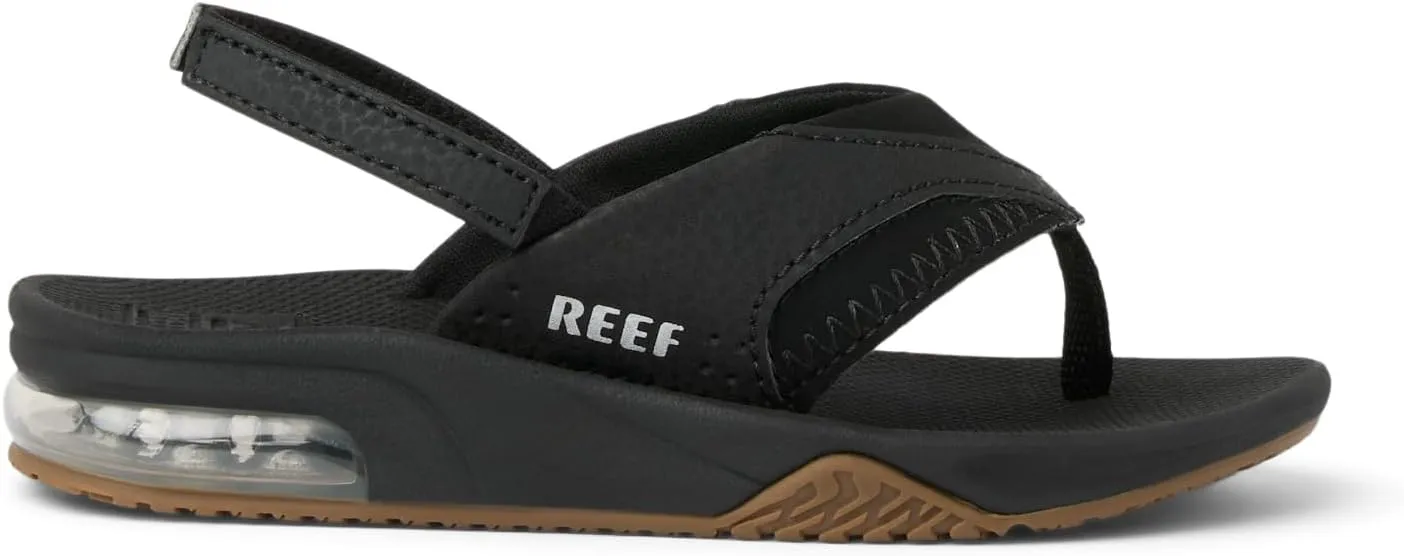 REEF Toddler/Little Kid Fanning Flip Flop, Arch Support, Durable Outsole, Water Friendly, Backstrap