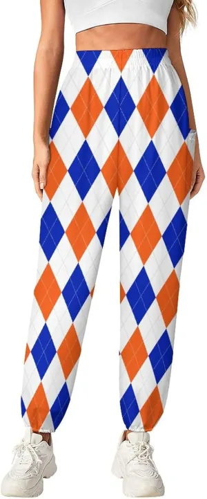 Rhomboid Grid Yoga Bloomers Women Hippie Harem Pant Elephant Pants Elastic Gym Yoga Palazzo Loose Casual Slacks