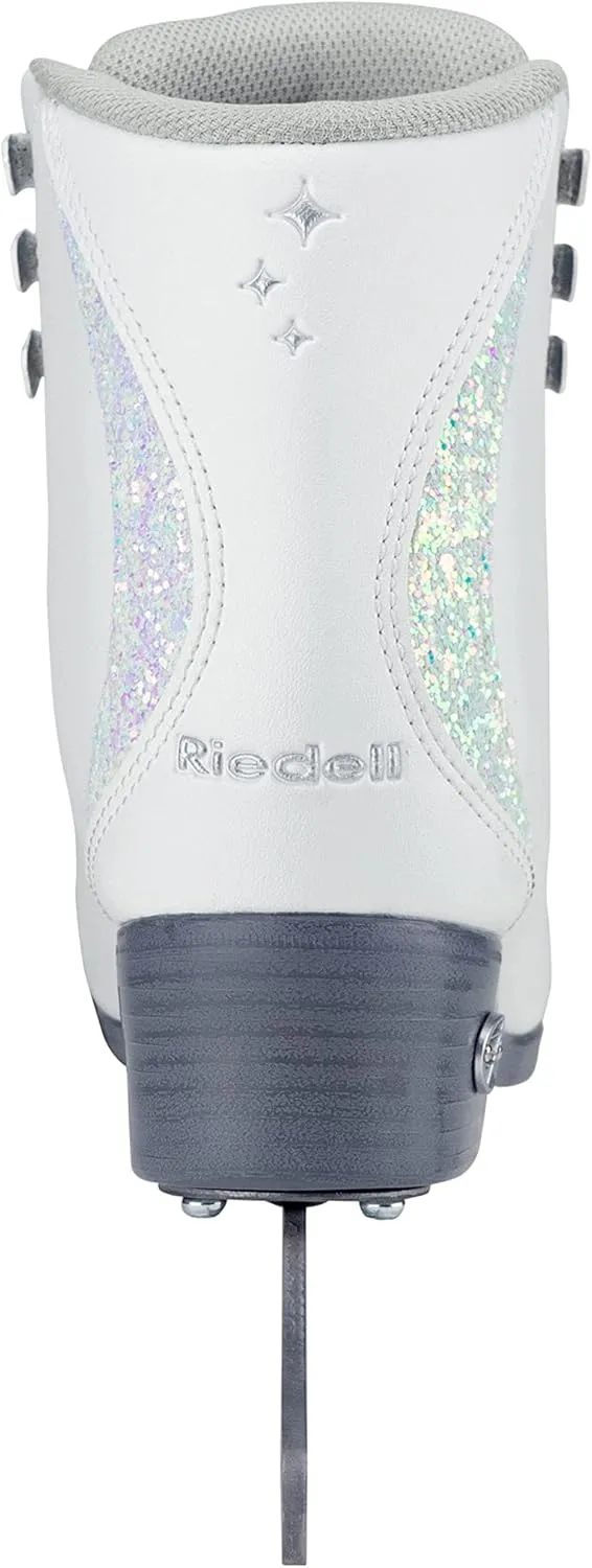 Riedell Sparkle Ice Skates - Recreational Soft Beginner Figure Ice Skates | Snow