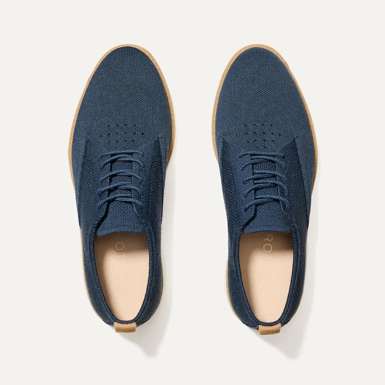 Rothy's Mens The Oxford Casual Dress Sneakers, Oxford Shoes, Made from Recycled Plastic Bottles & Machine Washable
