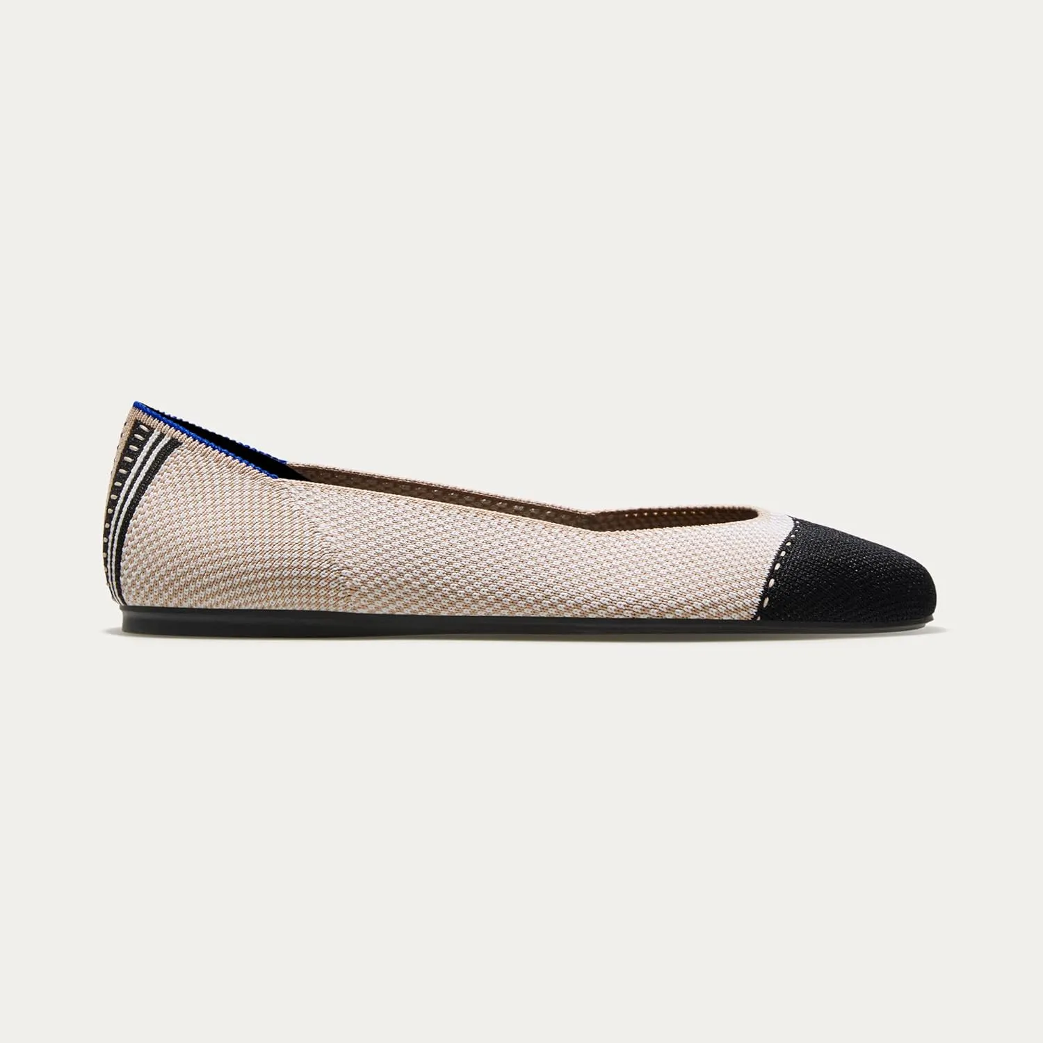 Rothy's The Square Women's Slip-On Shoes, Squared-Toe Flats, Made from Recycled Plastic Bottles & Machine Washable