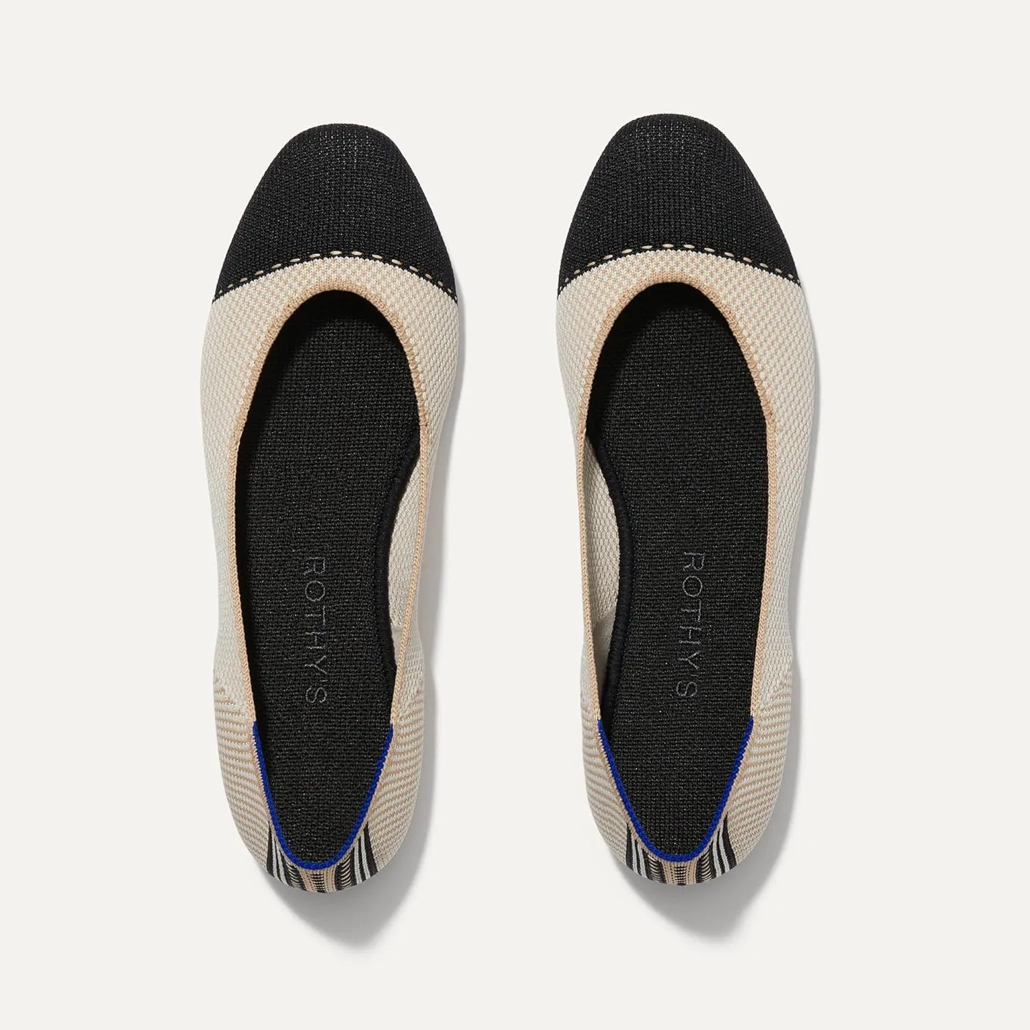 Rothy's The Square Women's Slip-On Shoes, Squared-Toe Flats, Made from Recycled Plastic Bottles & Machine Washable