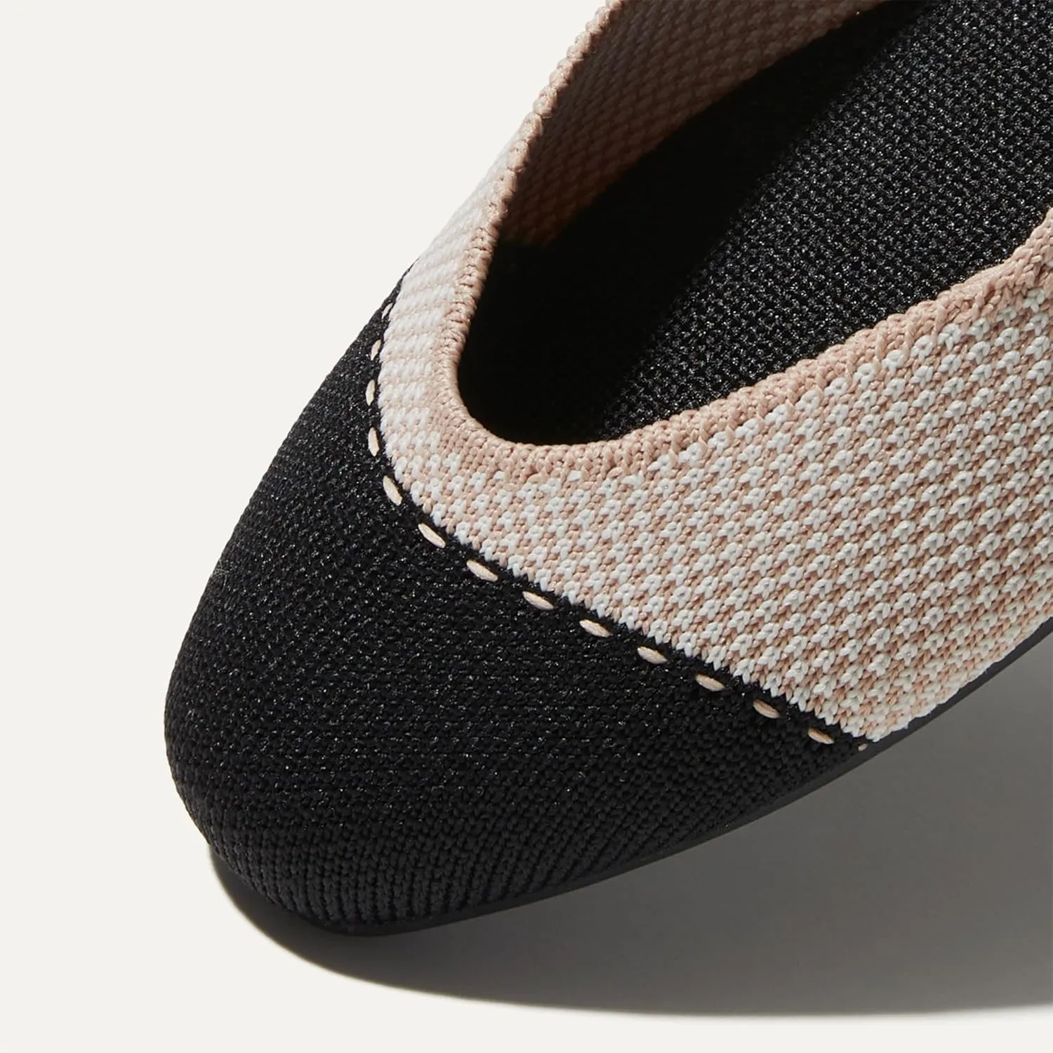 Rothy's The Square Women's Slip-On Shoes, Squared-Toe Flats, Made from Recycled Plastic Bottles & Machine Washable