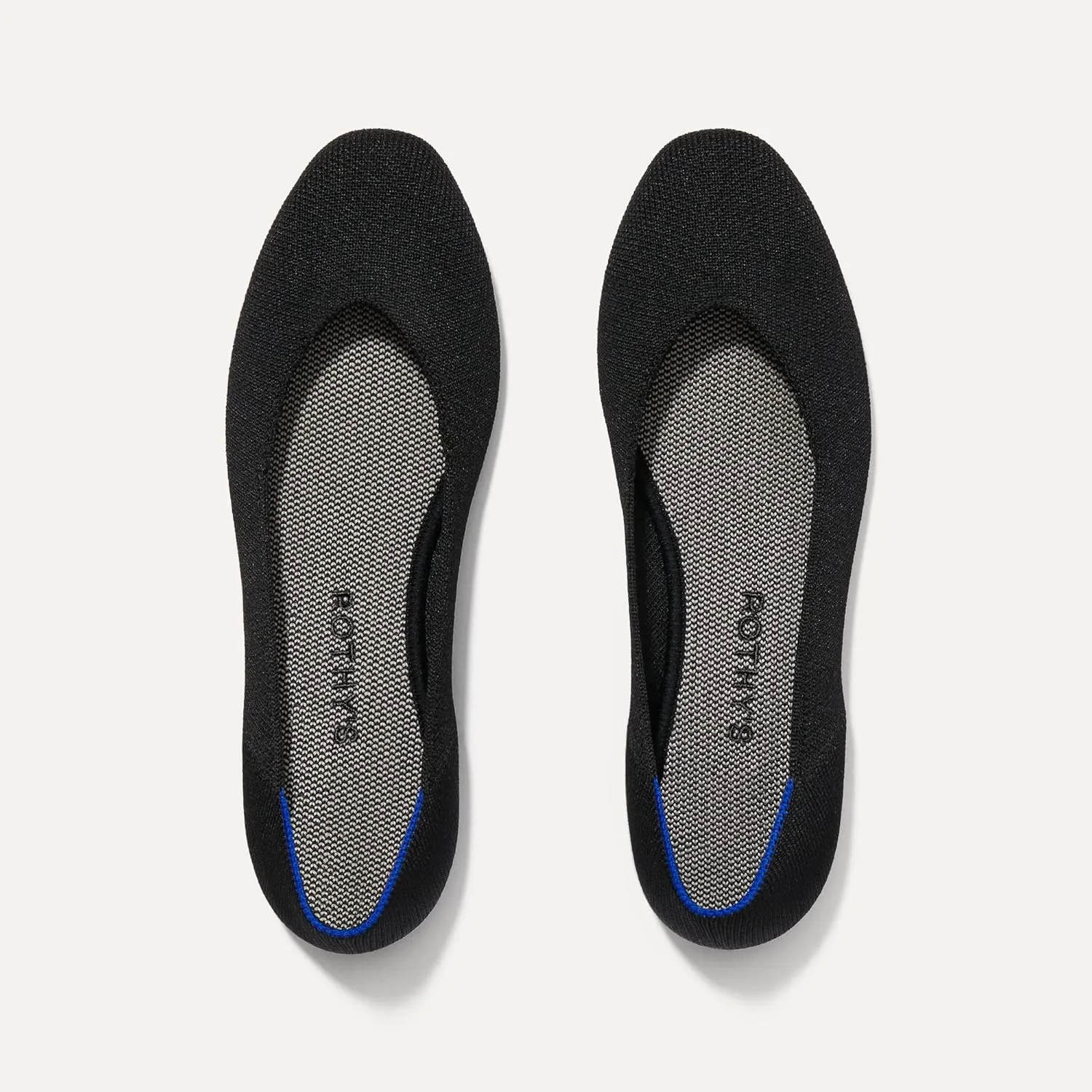 Rothy's The Square Women's Slip-On Shoes, Squared-Toe Flats, Made from Recycled Plastic Bottles & Machine Washable