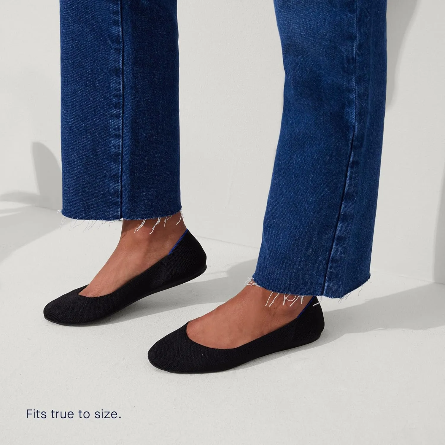 Rothy's The Square Women's Slip-On Shoes, Squared-Toe Flats, Made from Recycled Plastic Bottles & Machine Washable
