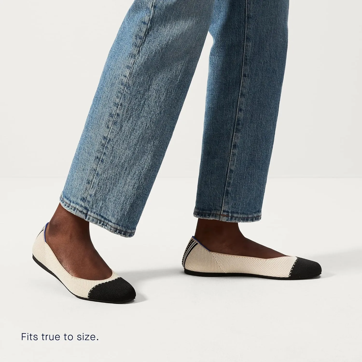 Rothy's The Square Women's Slip-On Shoes, Squared-Toe Flats, Made from Recycled Plastic Bottles & Machine Washable