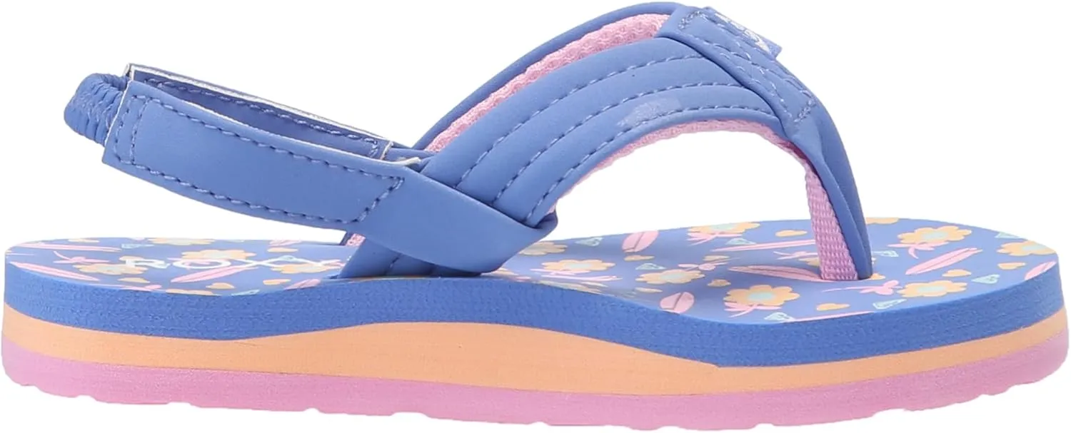Roxy Girl's Vista 3 Point Sandal Flip-Flop