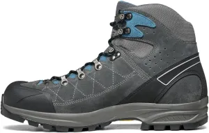 SCARPA Men's Kailash Trek GTX Waterproof Gore-Tex Lightweight Boots for Backpacking & Hiking - Shark Grey/Lake Blue - 9