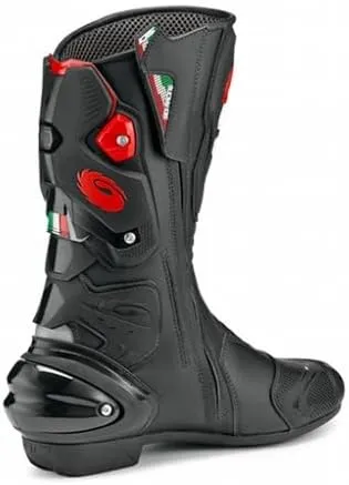 SiDI | Road Motorcycle Boots, Professional Racing Boots for Men VERTIGO, Elastic Zip, Ankle Support