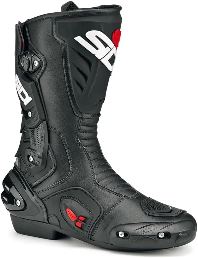 SiDI | Road Motorcycle Boots, Professional Racing Boots for Men VERTIGO, Elastic Zip, Ankle Support