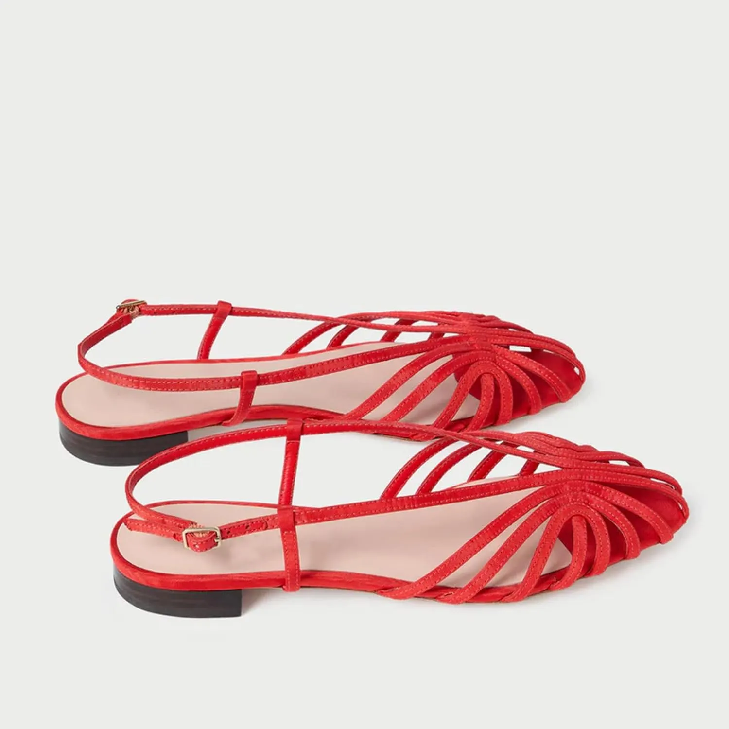 Slingback Flat Sandals for Women Comfort Round Toe Low heel Sandals Casual Summer Dress Shoes