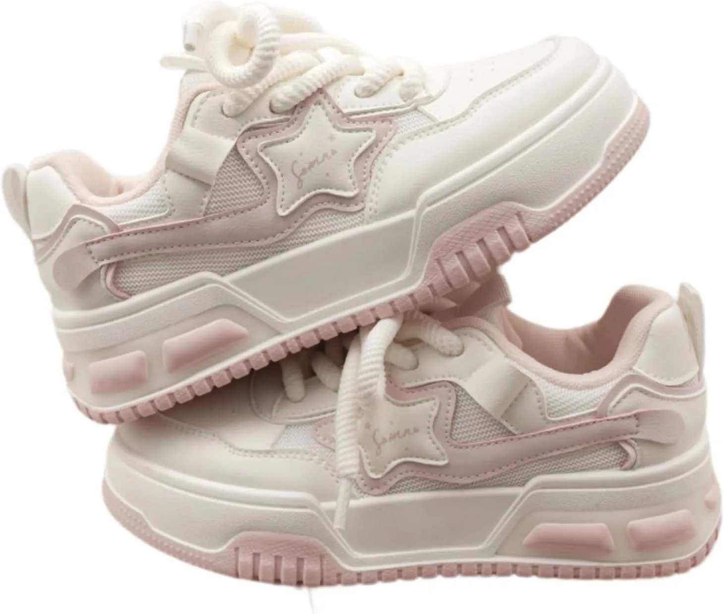 Star Shoes Women Walking Sneakers Y2k Shoes Platform Chunky Aesthetic Cute Travel Outdoor Sport