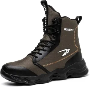 Steel Toe Shoes for Men Women Comfortable Fashion Safety Boots Lightweight Industrial & Construction Work Shoes
