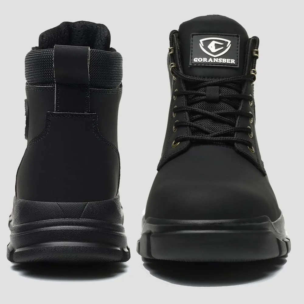 Steel Toe Shoes for Men Women Comfortable Fashion Safety Boots Lightweight Industrial & Construction Work Shoes