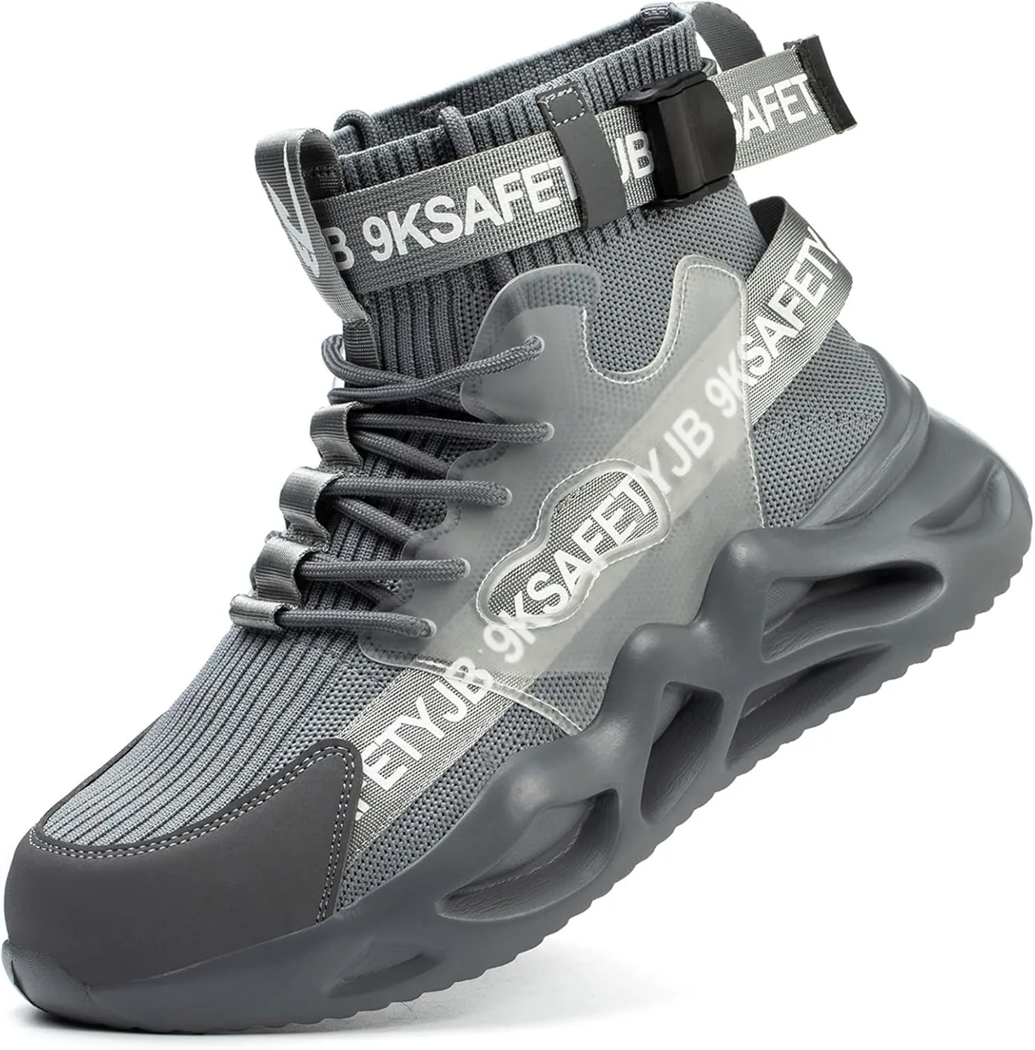 Steel Toe Shoes for Men Women Lightweight Steel Toe Sneakers Safety Shoes Comfortable Indestructible Steel Toe Boots Non Slip Work Shoes