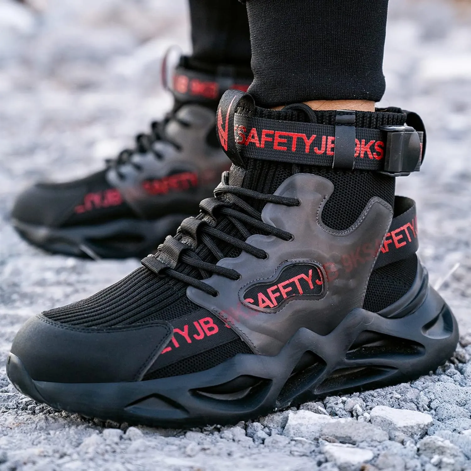 Steel Toe Shoes for Men Women Lightweight Steel Toe Sneakers Safety Shoes Comfortable Indestructible Steel Toe Boots Non Slip Work Shoes