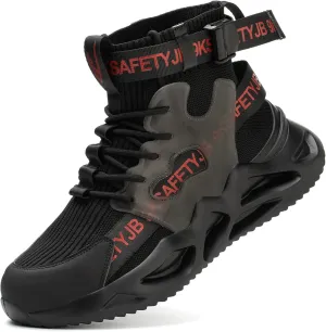 Steel Toe Shoes for Men Women Lightweight Steel Toe Sneakers Safety Shoes Comfortable Indestructible Steel Toe Boots Non Slip Work Shoes