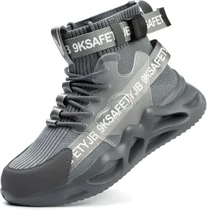 Steel Toe Shoes for Men Women Lightweight Steel Toe Sneakers Safety Shoes Comfortable Indestructible Steel Toe Boots Non Slip Work Shoes