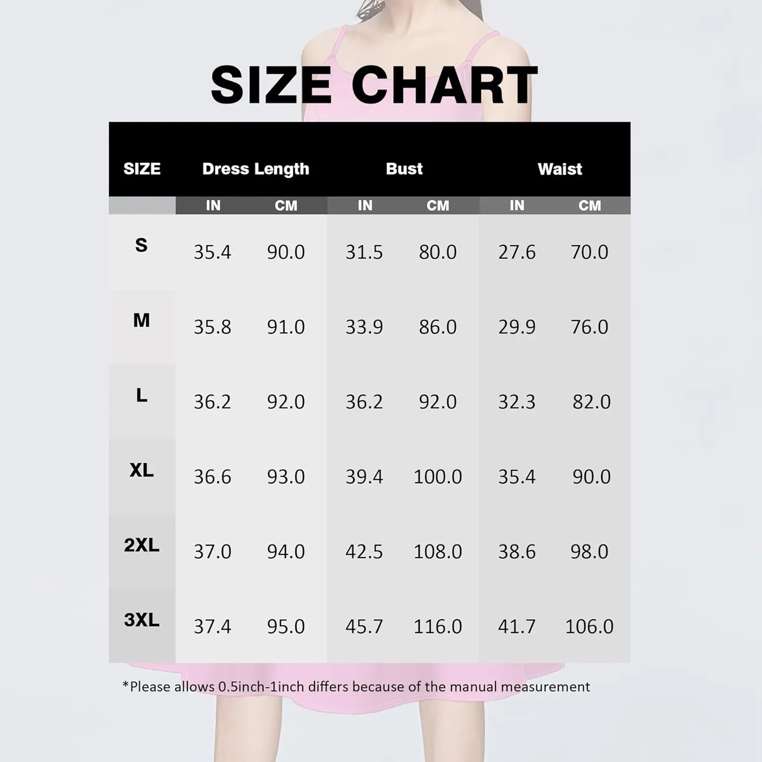Summer Cami Midi Halter Tank Short Dress Off-Shoulder Backless Adjustable Shoulder Strap Knee-Length Sundress S-3XL