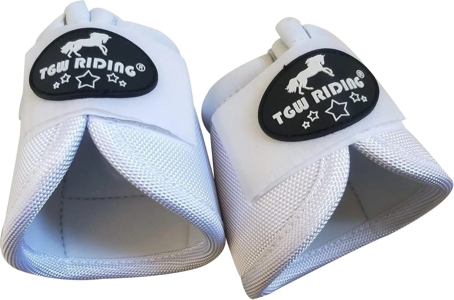 TGW RIDING 2520D Horse Bell Boots No-Turn Horse Bell Boots, Equine Ballistic Hoof Overreach Bell Boot, Pair