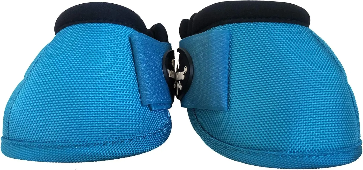 TGW RIDING 2520D Horse Bell Boots No-Turn Horse Bell Boots, Equine Ballistic Hoof Overreach Bell Boot, Pair