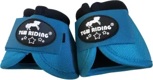 TGW RIDING 2520D Horse Bell Boots No-Turn Horse Bell Boots, Equine Ballistic Hoof Overreach Bell Boot, Pair