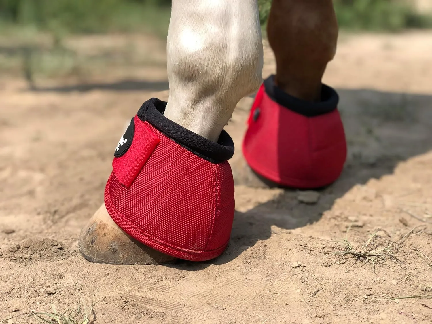 TGW RIDING 2520D Horse Bell Boots No-Turn Horse Bell Boots, Equine Ballistic Hoof Overreach Bell Boot, Pair