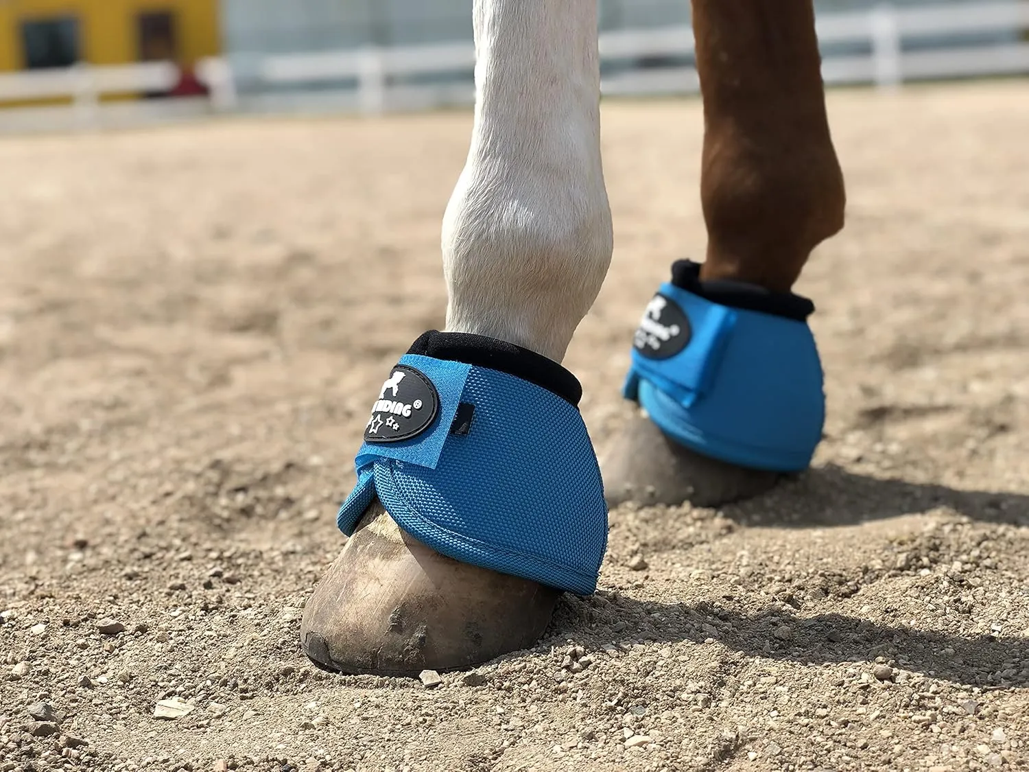 TGW RIDING 2520D Horse Bell Boots No-Turn Horse Bell Boots, Equine Ballistic Hoof Overreach Bell Boot, Pair