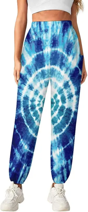 Tie Dye Yoga Bloomers Woman Hippie Harem Pants Elephant Pants Elastic Gym Yoga Clothes Casual Loose Sweatpants