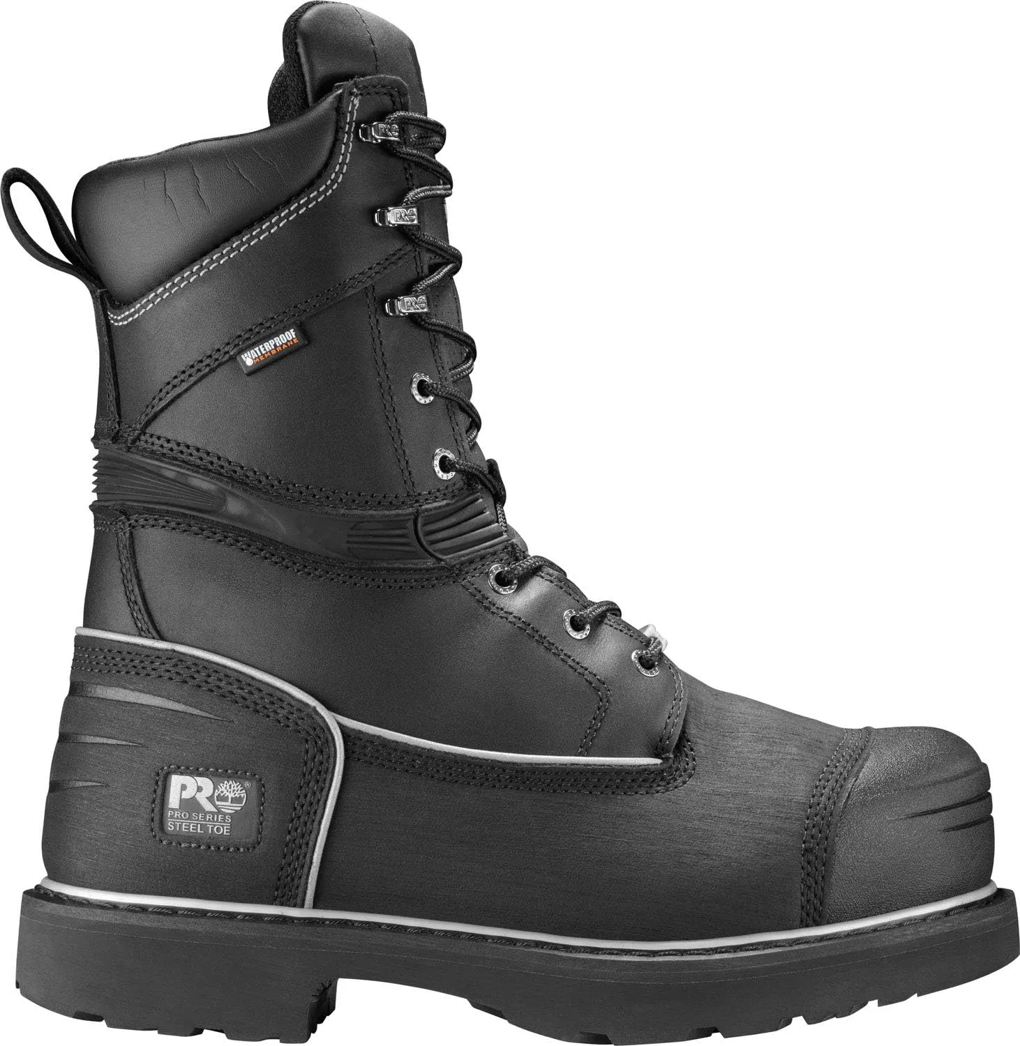 Timberland PRO Gravel Pit, Men's, Black, Steel Toe, EH, Mt, PR, WP/Insulated Boot