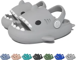 Toddler Kids Slides Sandals Summer Slip-On Sandals Shower Beach Pool Anti-slip Slippers for Girls Boys White Water Shoes