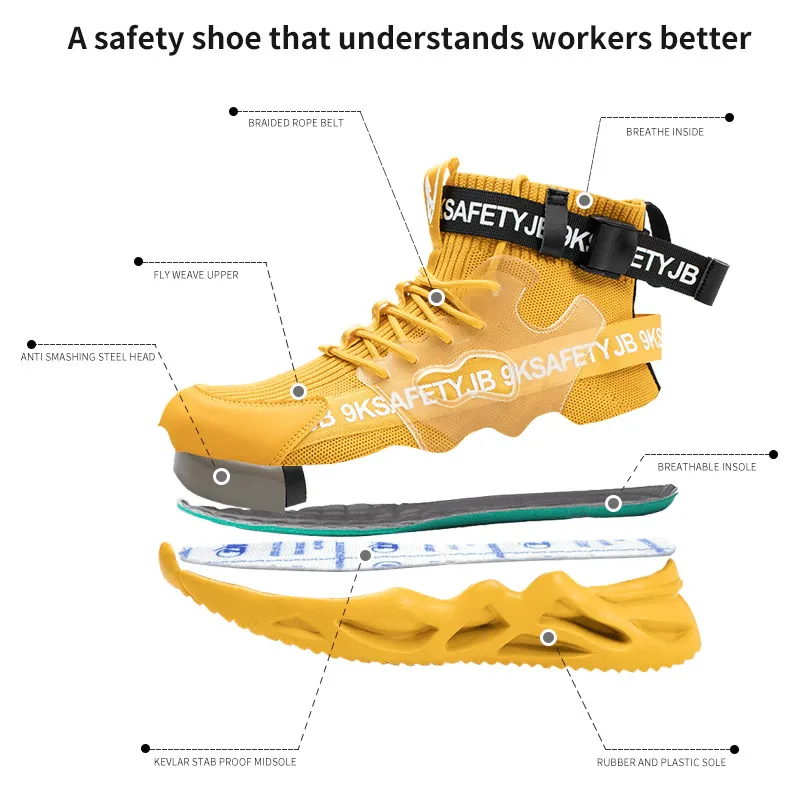 Toes Steel Safety Shoes