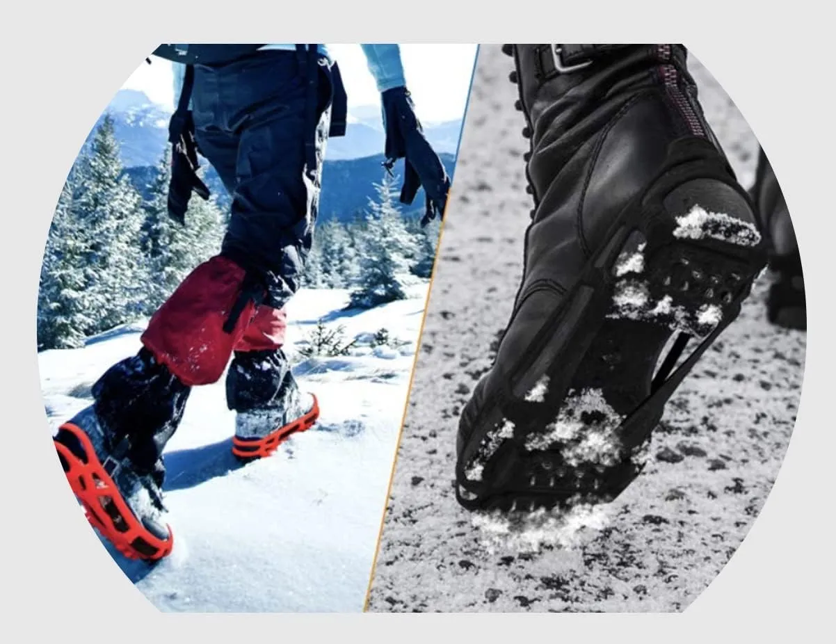 Traction Cleat for Walking on Snow and Ice - Happy Moose Ice Traction Walkers (1 Pair)