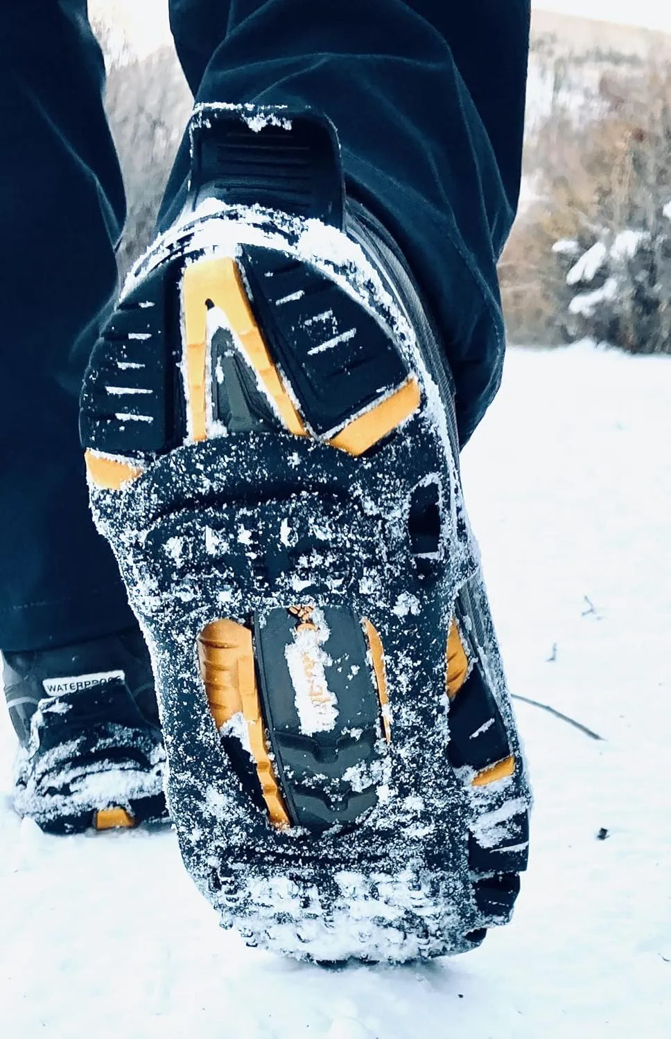 Traction Cleat for Walking on Snow and Ice - Happy Moose Ice Traction Walkers (1 Pair)