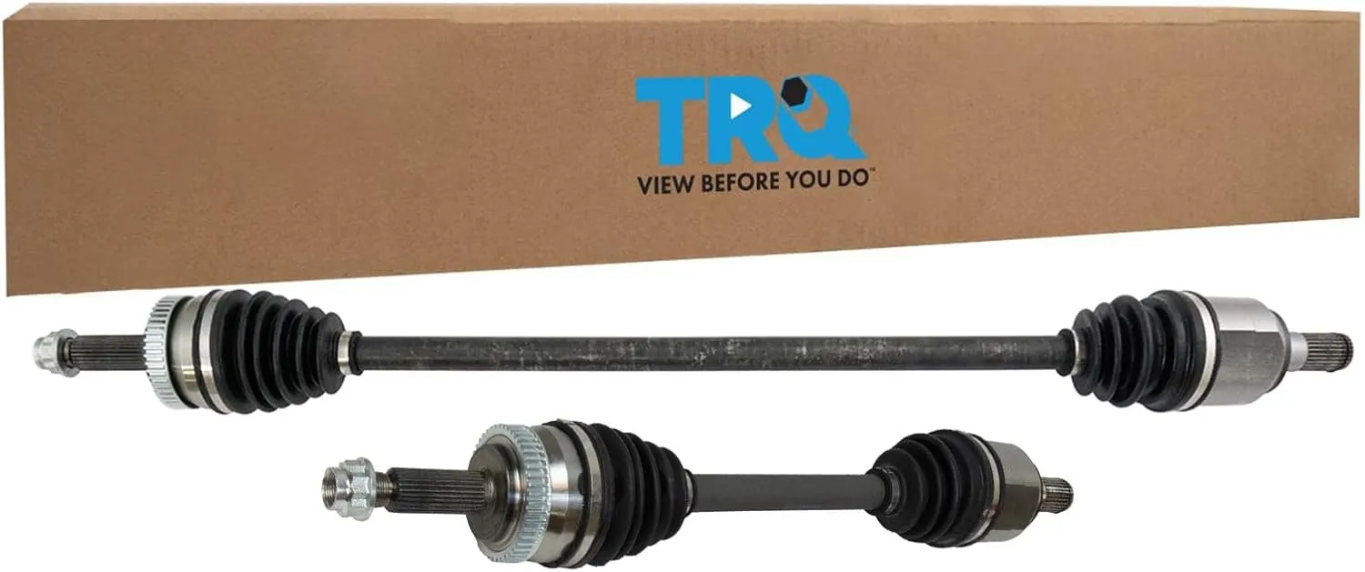 TRQ Front CV Axle Shaft Assembly Set Compatible with 2011-2015 Hyundai Sonata 2012-2016 Kia Optima