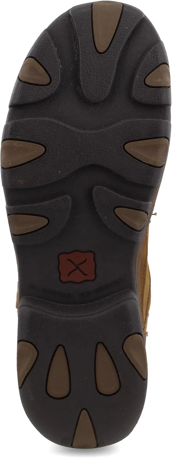 Twisted X Men's 11" Comp Toe Boot - Pull-On Cowboy Boots Made with Composite Safety Toe, Full-Grain Leather Vamp and Shaft, Toe Cap and Heel Kick, and Reinforced Pull Holes