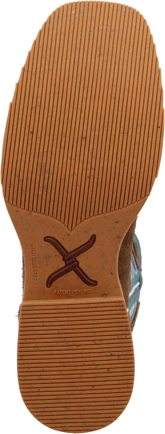 Twisted X Men's 11" Pull On Work Boot, Moc Toe Nano Toe with CellStretch