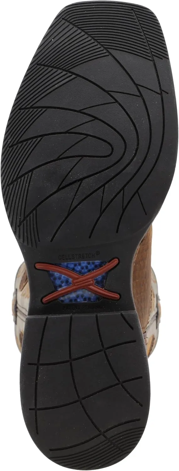 Twisted X Men's 11" Pull On Work Boot, Moc Toe Nano Toe with CellStretch