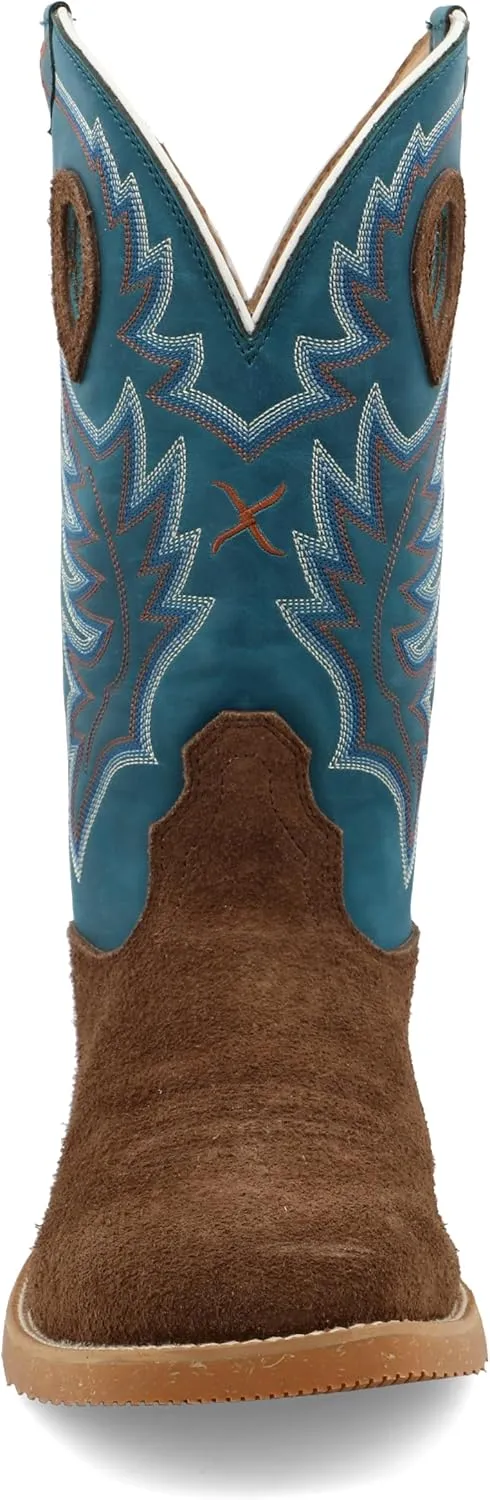 Twisted X Men's 11" Pull On Work Boot, Moc Toe Nano Toe with CellStretch