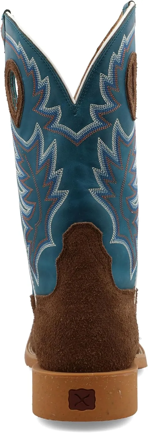Twisted X Men's 11" Pull On Work Boot, Moc Toe Nano Toe with CellStretch