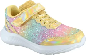 TZ Youth Kid's Girl's Glitter Fashion Sneakers Sparking Shiny Casual Athletic Walking Shoes