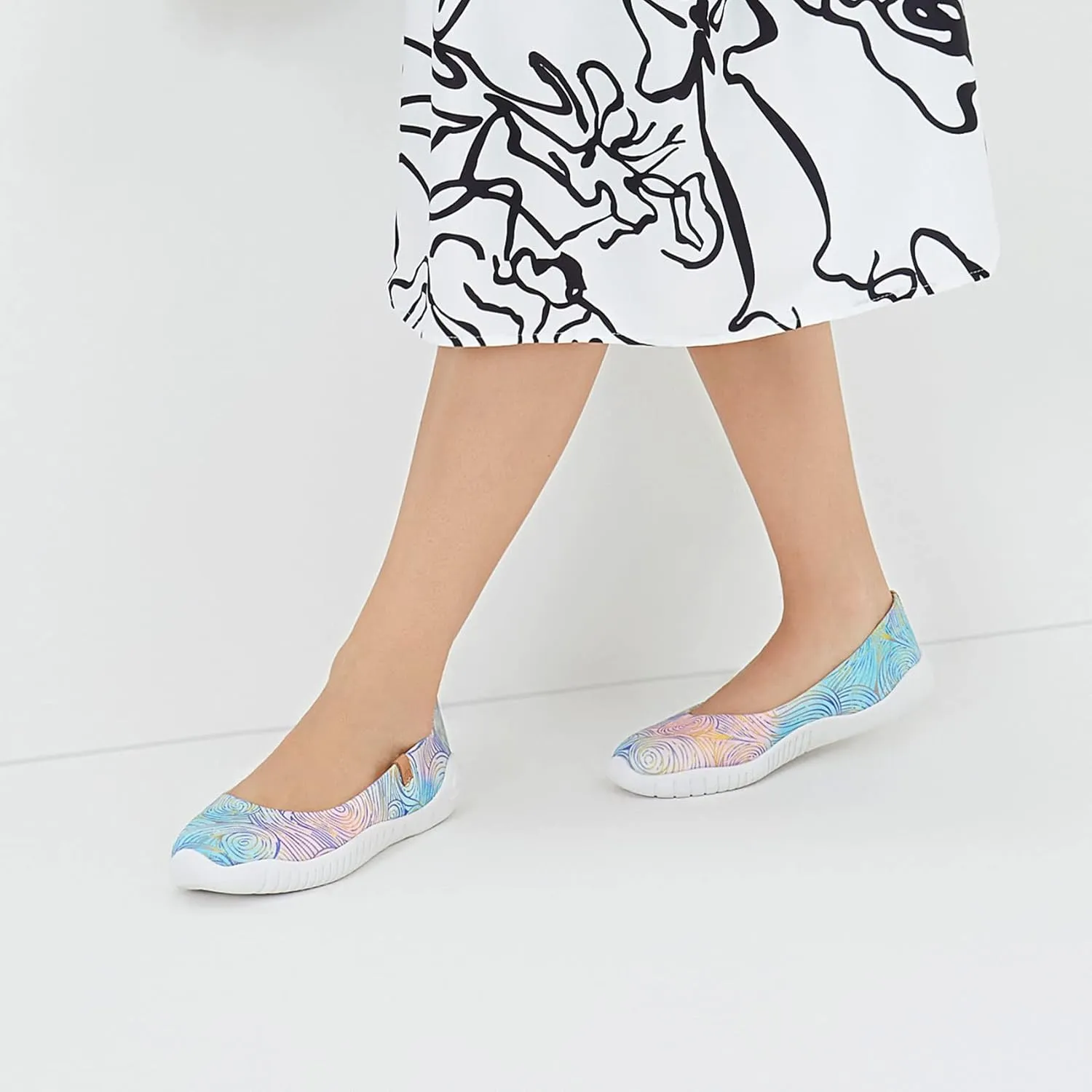 UIN x National Gallery Collaboration Ballet Flats Menorca