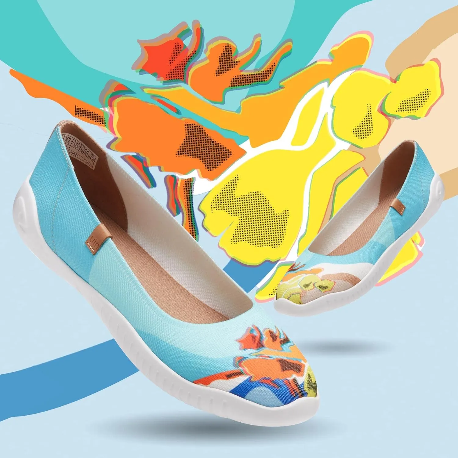 UIN x National Gallery Collaboration Ballet Flats Menorca