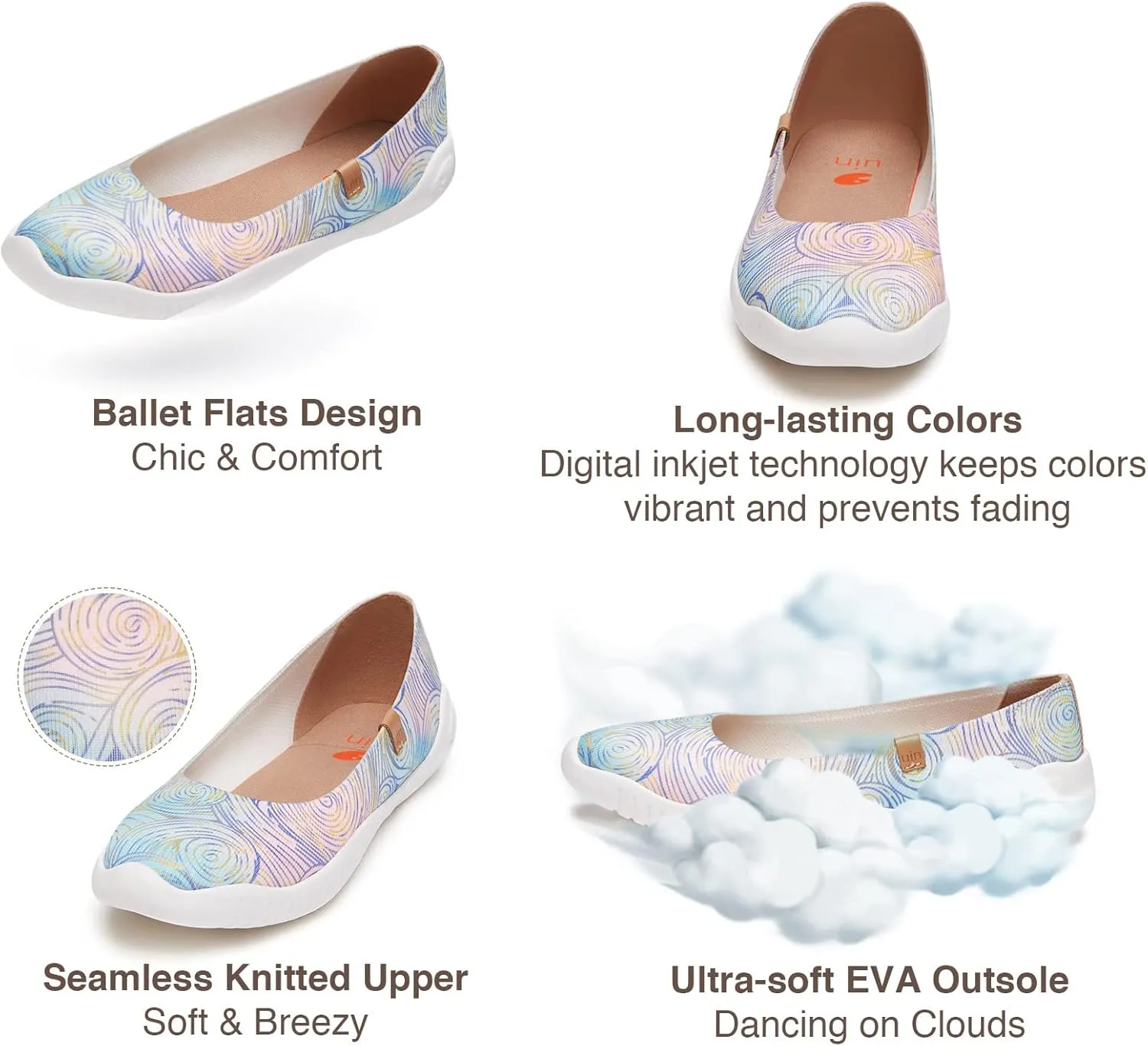UIN x National Gallery Collaboration Ballet Flats Menorca