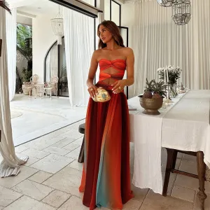 Veda | Strapless Maxi Dress