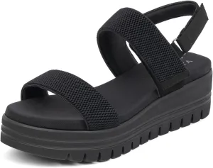 VJH confort Women's Wedge Sandals, Open Toe Ankle Strap Casual Platform Sandals