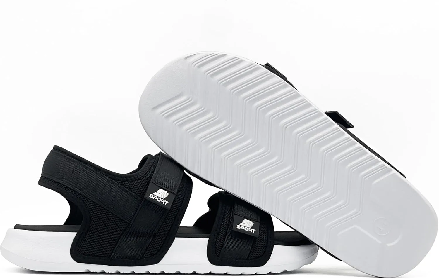 Walking Sandals for Men Summer Athletic Sandals Comfort With Back Strap Adjustable Open Toe Shoes Beach for Casual Travel Outdoor