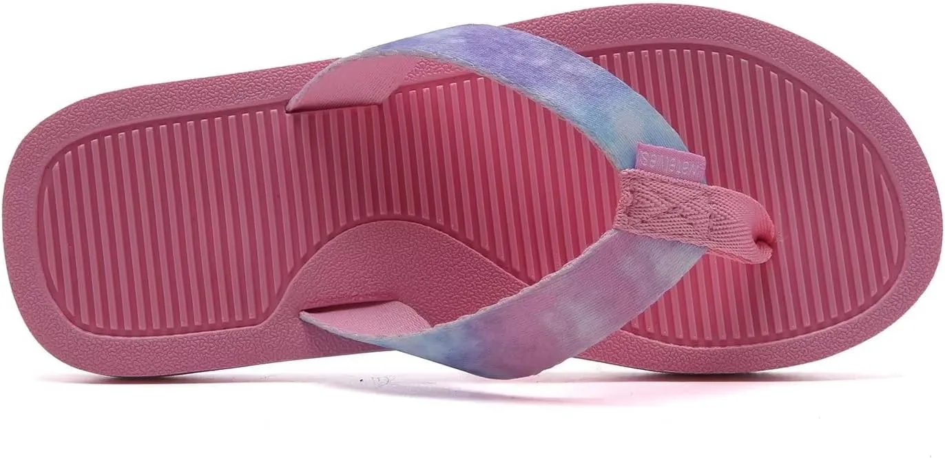 WateLves Girls Flip Flops Toddler Boys Girls Non-Slip Sport Sandals for Beach Swim Pool(Little Kid/Big Kid)