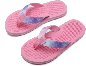WateLves Girls Flip Flops Toddler Boys Girls Non-Slip Sport Sandals for Beach Swim Pool(Little Kid/Big Kid)
